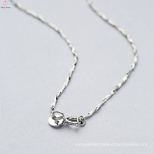 Hand Made Types Of 925 Sterling Silver Necklace Chains